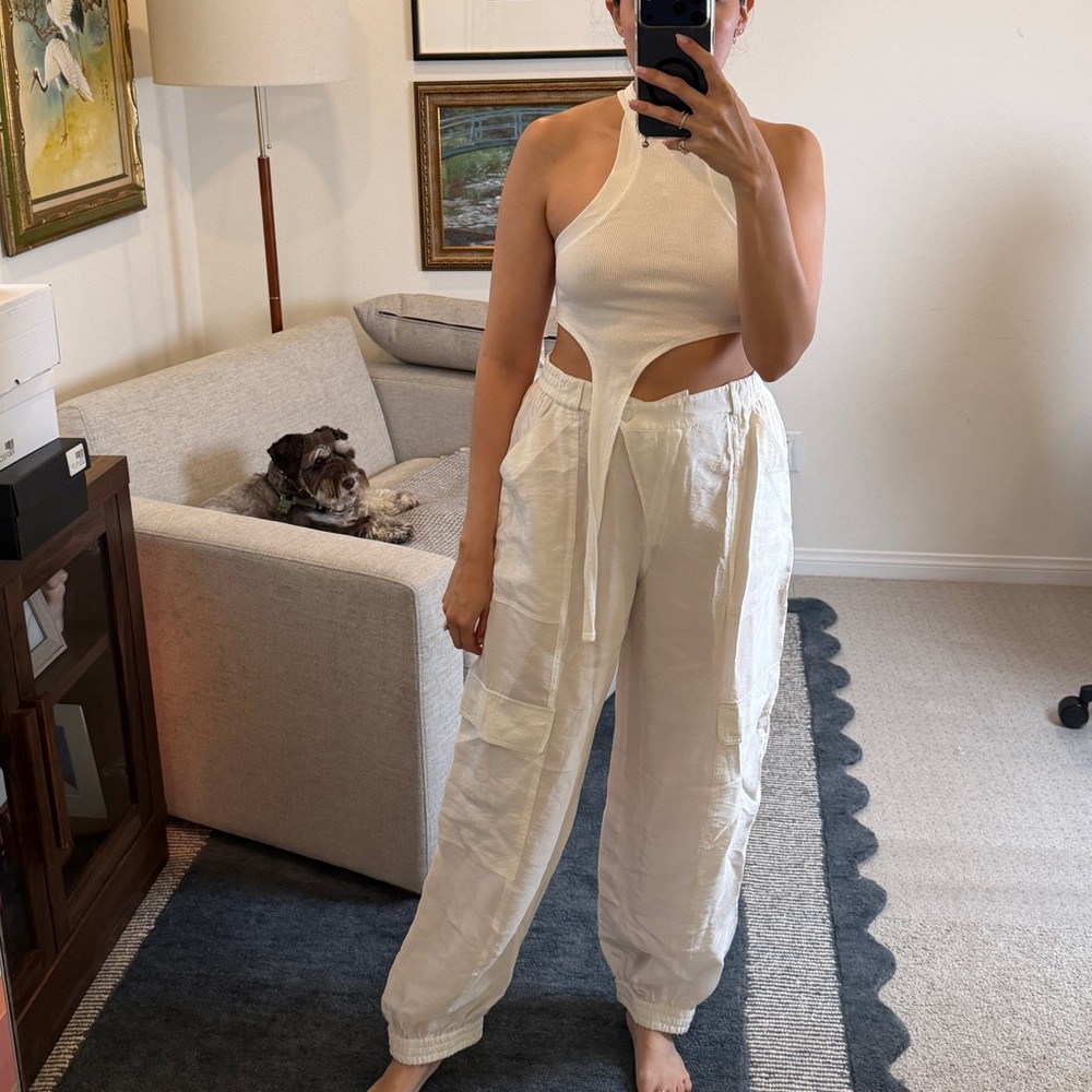 Jonathan Simkhai Artemis Parachute Cargo Pants
